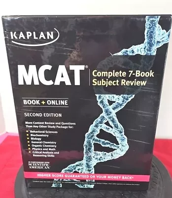 MCAT Complete 7-Book Subject Review 2nd Edition Box Fifth Edition Books New • $65.99