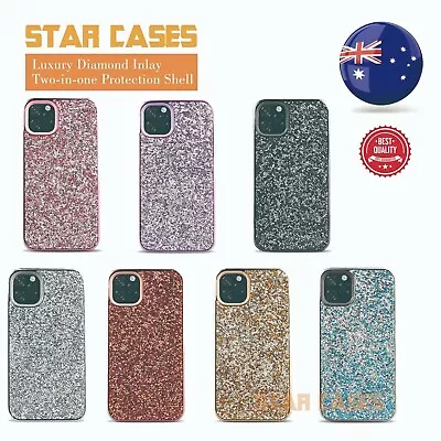 IPhone 11 Pro X XR MAX 78 Plus Bling Luxury Diamond Glitter Sparkling Case Cover • $14.99