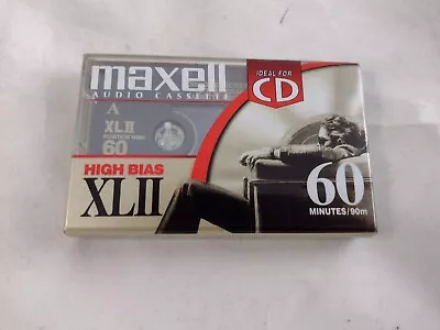 Maxell XLII 60 Minute High Bias Audio Cassette Tape New Sealed • $8.99