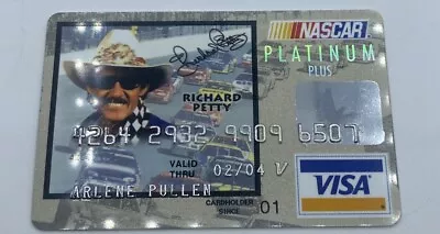 NASCAR Logo Platinum Plus Visa Richard Petty Picture Style EXPIRED VOID • $99.95