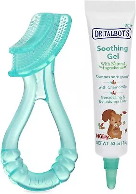 All Natural Teething Gel With Bonus Silicone Massaging Toothbrush 0.53 Ounce  • £19.63