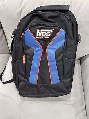 Nos Energy Drink Backpack Monster Motocross Bag Bookbag School NHRA • $8