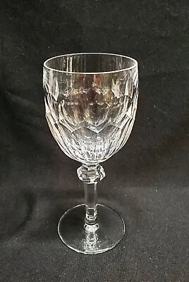 Waterford CURRAGHMORE Water Goblet 7.5  Cut Crystal Knob Stem 1971 Discontinued • $29