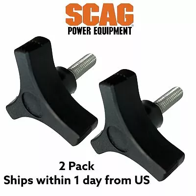 2PK Genuine OEM Scag 3/8-16 Mower Deck Wing Nut Knob 481625-01 • $14.98