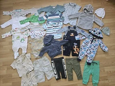 Baby 💙 Boy Boys Clothes Bundle 3-6 Months / Sweater / Joggers / Jumper Outfits • £12.50