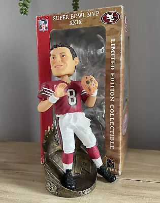 $250 • Buy STEVE YOUNG San Francisco 49ers Legend SUPER BOWL XXIX MVP 10” Bobblehead NIB!