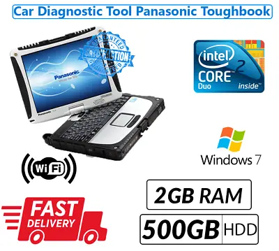 Panasonic Toughbook Cf19 Mk3 1.20ghz 500gb Touchscren Laptop- With Free Charger • £825