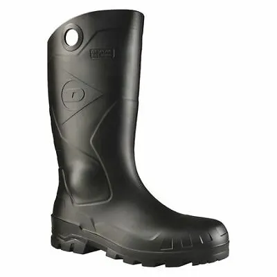 Dunlop 8677633 Chesapeake Steel Toe Pvc Safety Boot Waterproof Black Size 11 • $21.49