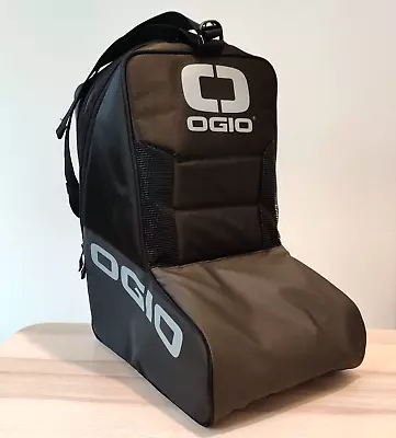 OGIO Stealth MX Pro Boot Bag Travel Black Heavy Duty Motocross Ski Snowboard EUC • $59