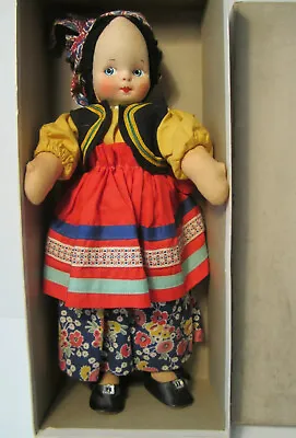 Vintage Molly'es Cloth Vina Gypsy Doll Mint In Box MIB Fantastic Cloth Doll Nice • $79.99