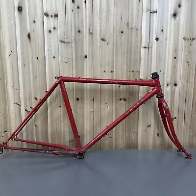 Vintage Schwinn Cimarron Retro MTB Frameset 19” Red  • $183.99