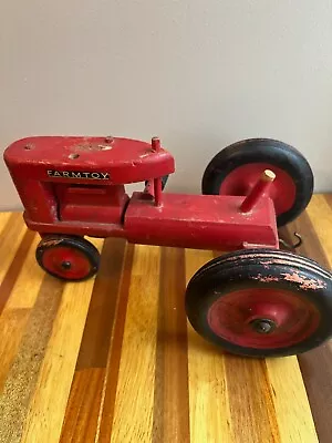 Rare DEE BROS/PETER MAR  Antique/Vintage Farmtoy D Wooden Tractor And Wagon Gear • $250