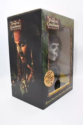 Disney Pirates Of The Caribbean Talking Skull Alarm Clock Radio.  NEW! • $39.99