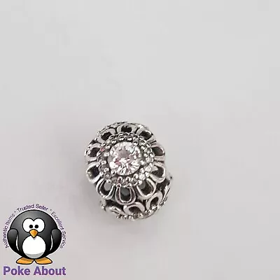 Pandora Floral Brilliance Beautiful CZ Silver Charm 791260CZ Authentic Ale 925 • $39