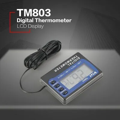 $23.99 • Buy TM803 Fridge Refrigerator Freezer Digital Alarm Thermometer Temperature -50~70℃