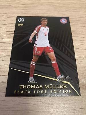 Topps Match Attax 23/24 Thomas Muller Black Edge Edition Bayern Munich 497 • £2