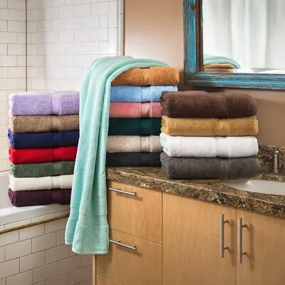 6X Guest Towels Hand Towels 100% Egyptian Cotton 30cm X 50cm Soft Quick Dry • £8.99