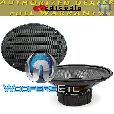 CDT CAR AUDIO ES-0690 GOLD 6 X9  SUBWOOFER EXTENDED MID-BASS SPEAKERS PAIR NEW • $299.99