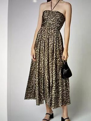 Zimmermann Suraya Ruched Silk Dress Sz 0 • $275
