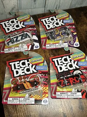 Tech Deck Throwback Series Lot Of 4 (2) ULTRA RARE And (2) RARE Walmart Exclusiv • $20