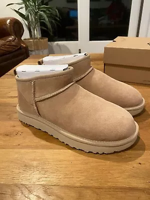 Classic Ultra Mini Ugg Boots New Sand • $150