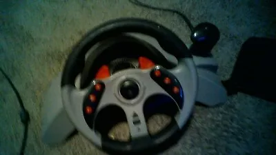 PlayStation Mad Catz MC2 Racing Steering Wheel W/ Pedals • $30