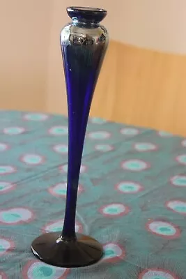 Vintage Signed Numbered Steven Maslach Iridescent Studio Art Favrile Glass Vase • $45