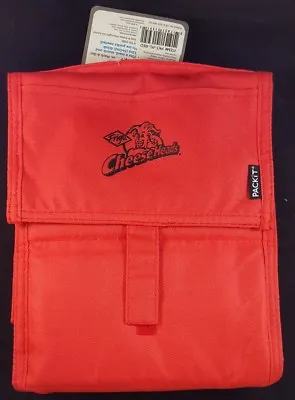 $19.99 • Buy Rare Promo Red Frigo Cheeseheads Logo PackIt Freezable Lunch Bag, Strap Closure