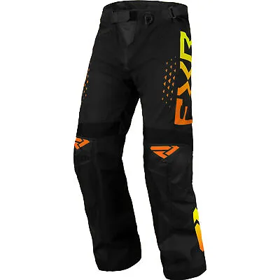 FXR Mens Cold Cross RR Snowmobile Pants HydrX Adjustable Comfort Black/Inferno • $179.95