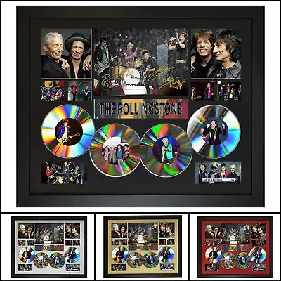 The Rolling Stones 4CD Signed Framed Memorabilia Limited Ed  Multiple Variations • $105.60