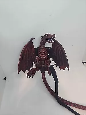 Medieval Fantasy Sits On Shoulder Red Dragon Costume Prop Renaissance Festival  • $24.95