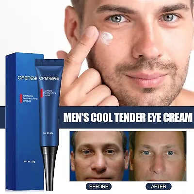 OPENEYES Awaken-Peptide Lifting Eye Gel For Men -UK NEW • £4.98
