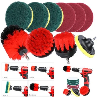 $25.99 • Buy 10 Piece Drill Brush Attachment Deep-clean All Purpose Power Scrubber Cleaning