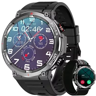 Blackview Military Smart Watch Men Phone Smart Watch Answer/Make Call Waterproof • $27.89