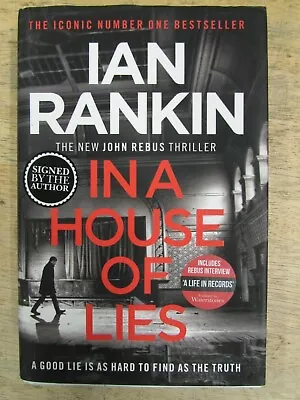 IN A HOUSE OF LIES By IAN RANKIN * SIGNED * - H/B D/W - 2018 - £3.25 UK POST • £19.99