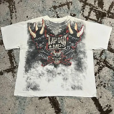 Tapout MPS Viking Skulls Shirt Size 2XL Grunge Cyber Y2K Mallgoth MMA UFC  • $70