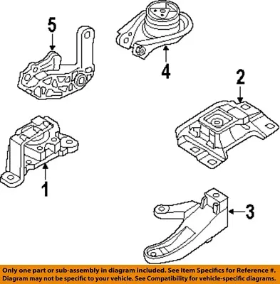 MAZDA OEM 06-10 5 ENGINE-Side Mount Bracket BP4S39080A • $89.25