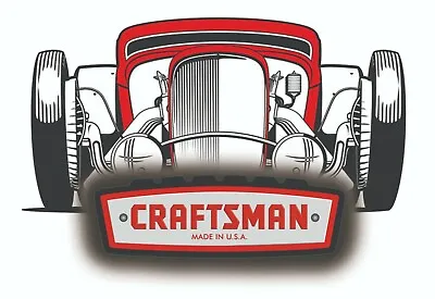 Craftsman Tool Sticker Garage Rod Pinup Sexy Vintage Decal Mechanic Tool Box Usa • $5