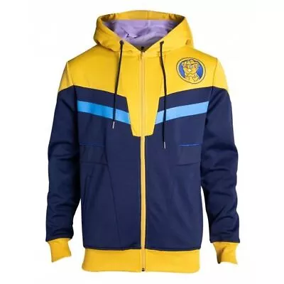 Marvel Avengers Infinity War Thanos Hoodie Yellow Blue Hood Mens • £29.99