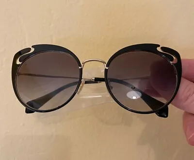 Miu Miu NOIR EVOLUTION SMU 57T Black/grey Shaded (1AB-0A7) Sunglasses NEW! • $180