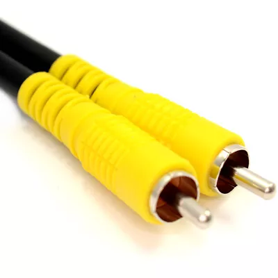 Composite Cable Yellow Phono RCA Video Lead For AV 50cm/1m/2m/3m/5m/10m/20m Lot • £3.35