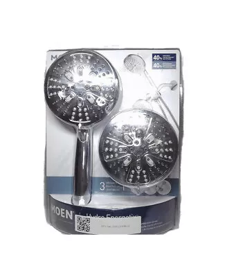 MOEN HydroEnergetix 8-Spray Dual Tub Wall Mount Fixed And Handheld Shower Head • $44.95