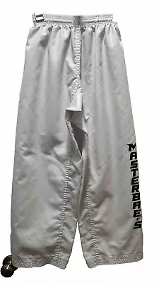 7.5 Oz. Karate Taekwondo PANTS Martial Arts Gi Uniform White/Black Size 160 • $10.87