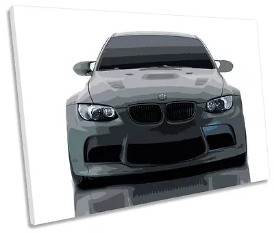 BMW M3 GTRS Car SINGLE CANVAS WALL ART Print Picture • £24.99