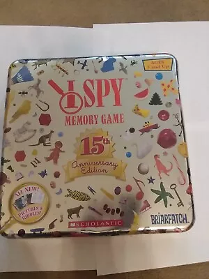 Briarpatch I SPY Memory Game  Collectors Tin 15th Anniversary Edition Sealed Nib • $9.99