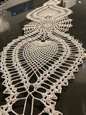 £24.99 • Buy Vintage Hand Crochet Lace Doilies Placemat Decor  Table  Mats Handmade Cotton