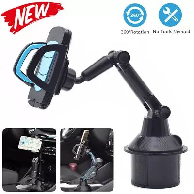 Universal Car Cell Phone Cup Holder Mount Adjustable Stand Cradle For IPhone GPS • $10.99