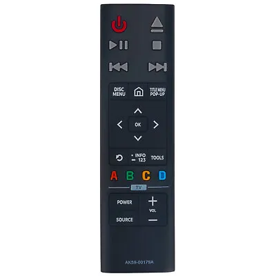 AK59-00179A Remote Control Fit For Samsung 2016 4K Ultra HD Blu-ray Player • $25.99