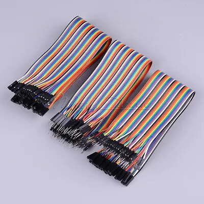 40cm 40PIN Dupont Wire Jumper Cables Female Male To Male Female For Arduino • $2.82