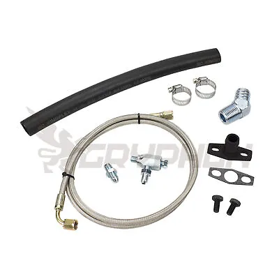 Turbo Oil Feed Return Line Kit For Toyota 2H HJ47 HJ60 HJ75 Garrett GT28R GT30R • $136.13